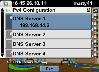 DNS Server 1 auf 192.168.44.2 gesetzt